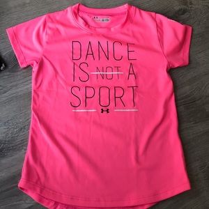 Girls Under Armour Heat Gear shirt